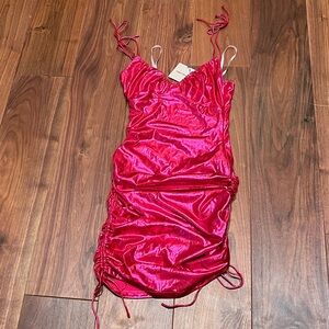 manuela ruched mini dress